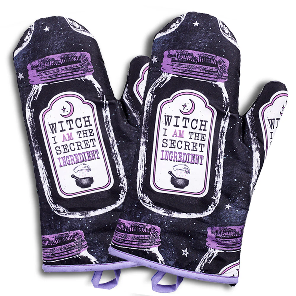 Kitchen Witch Oven Mitt Set - Image 8