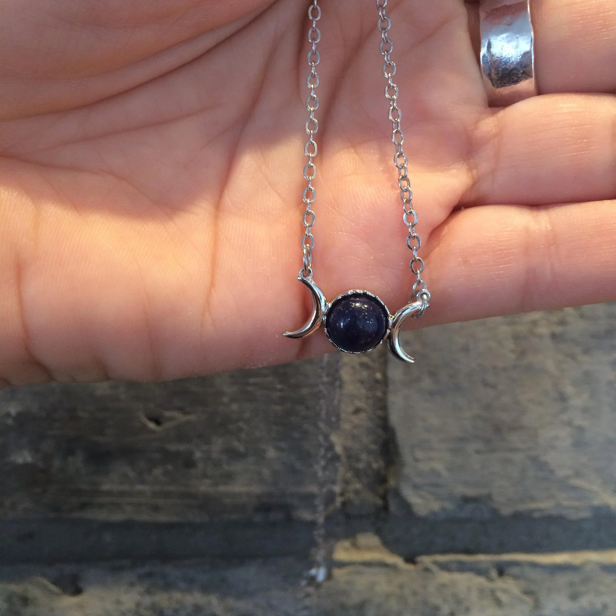 Triple moon necklace - Image 5