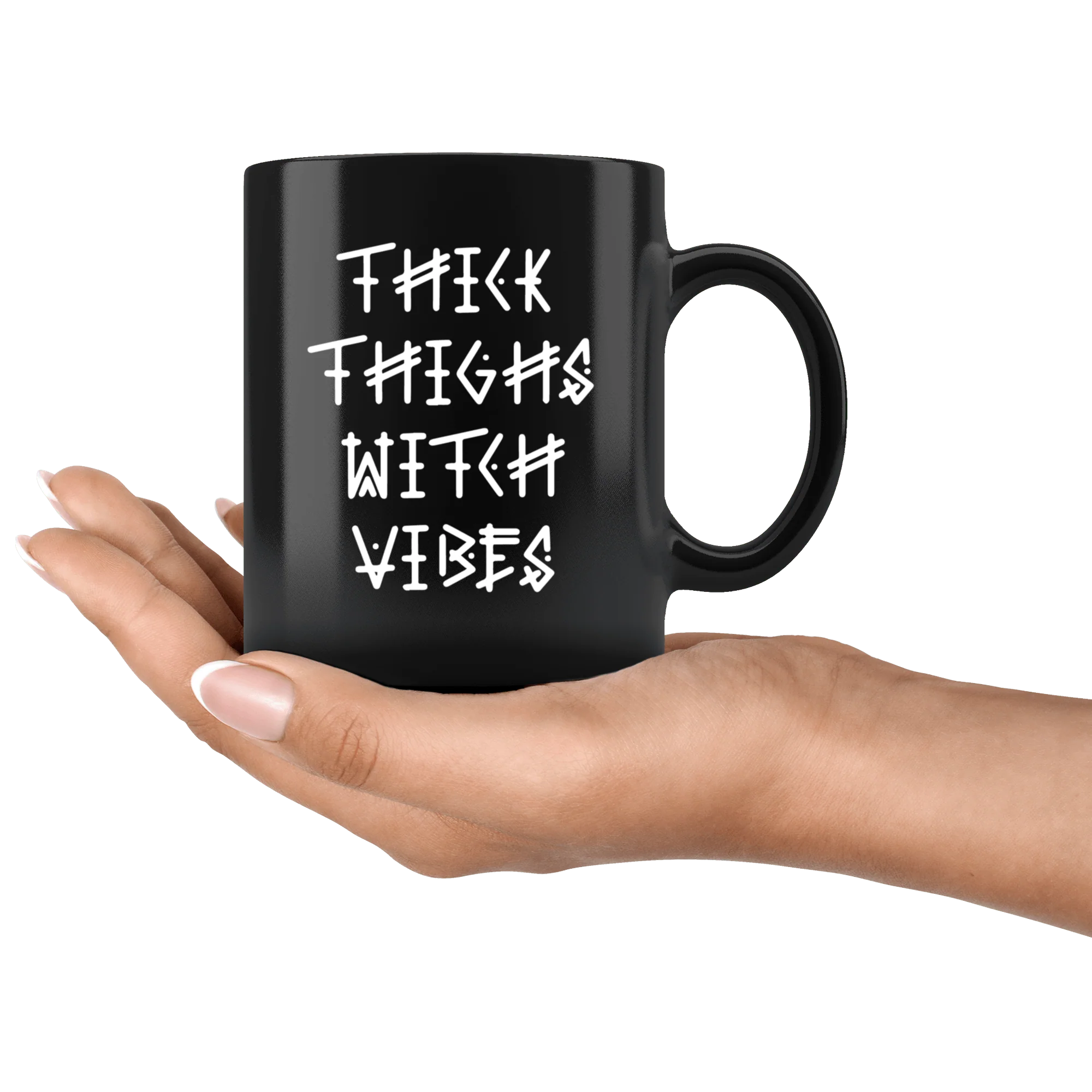 Thick Thighs Witch Vibes Mug - Image 4
